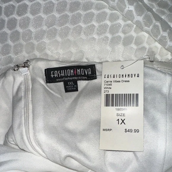 Fashion Nova White High Low Dress - Picture 4 of 5